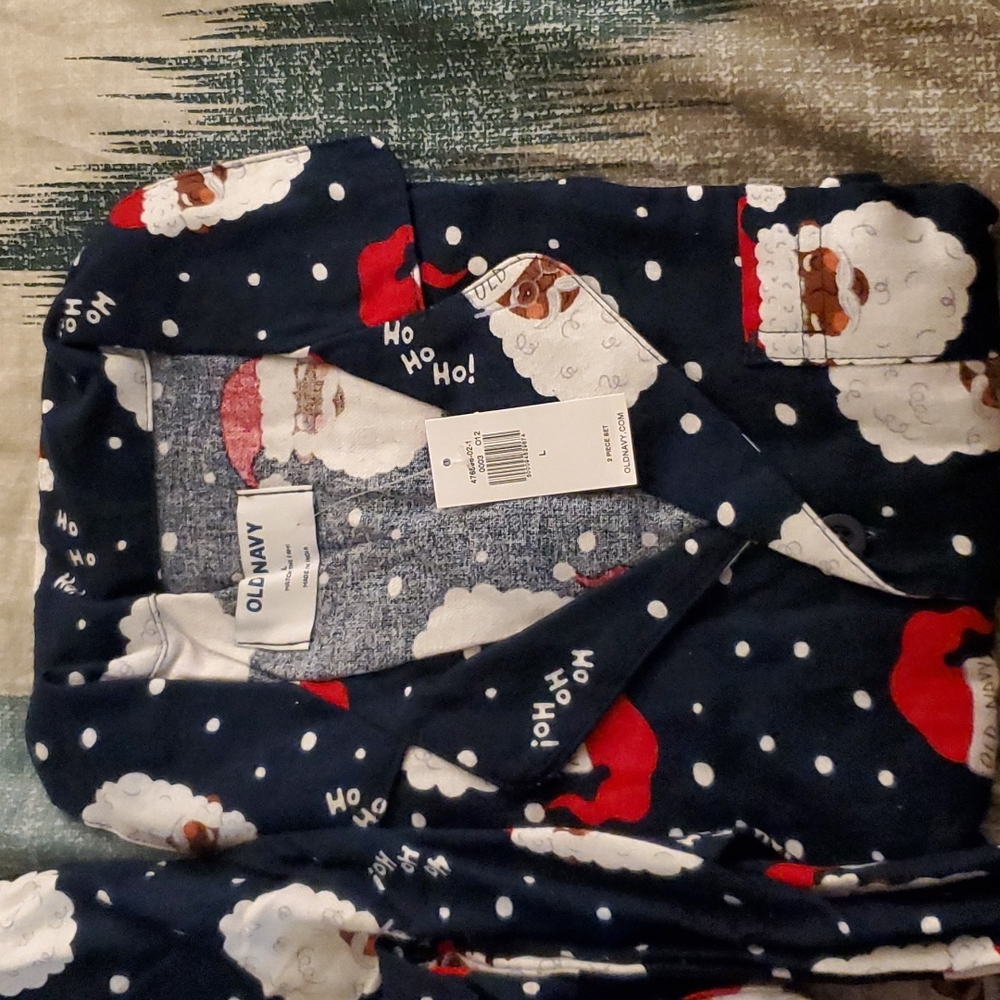 Old Navy Santa Pajamas - L